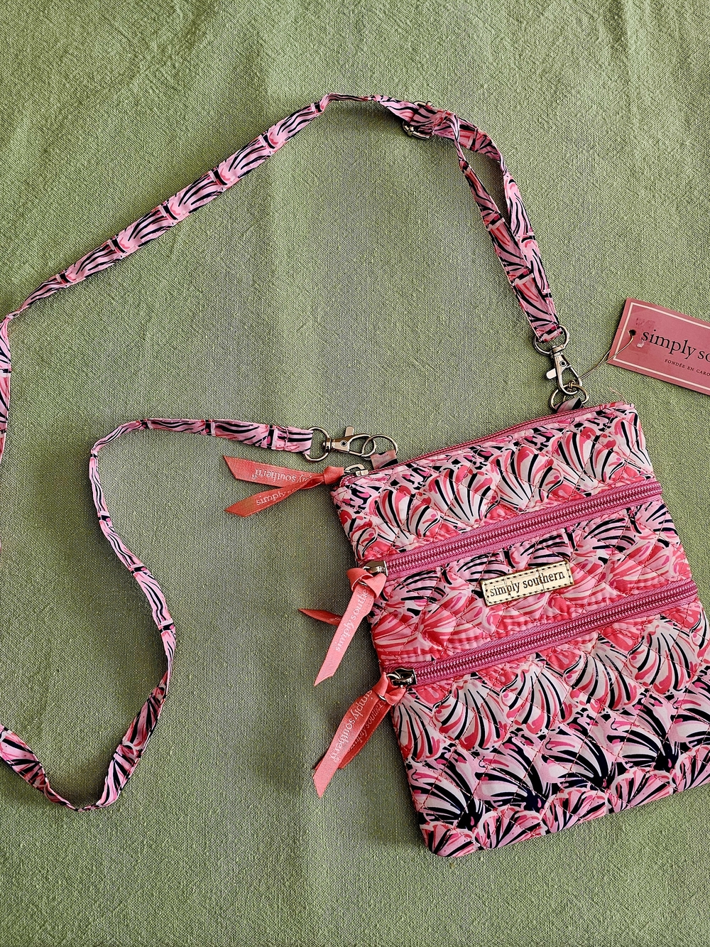 Simply Southern Pink Crossbody Bag